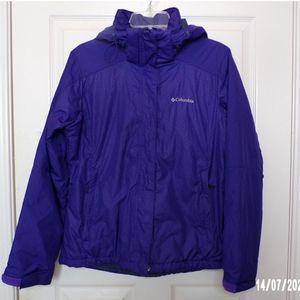 Columbia Gotcha Groovin Full Zip Hooded Purple Womens Jacket